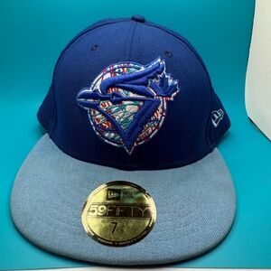 Toronto Blue Jays Alternative Logo MLB New Era  Fitted Baseball Hat - Size 7 3/8